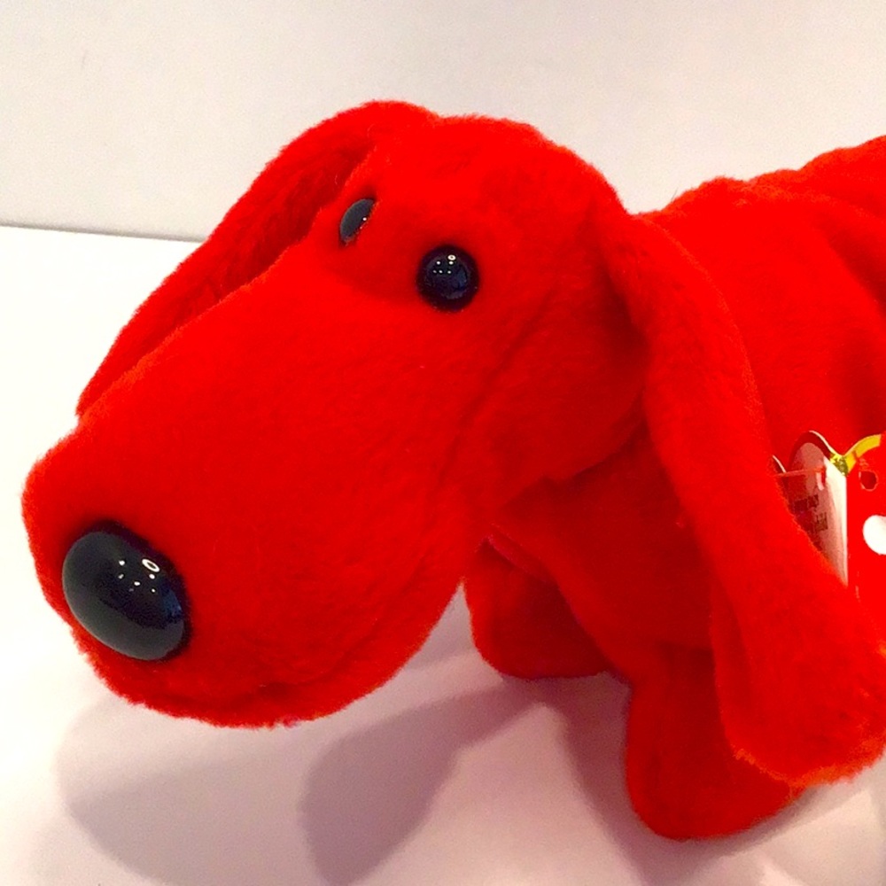 🦄 1996 TY “Rover” Beanie Baby Red Dog NWT - Picture 5 of 10